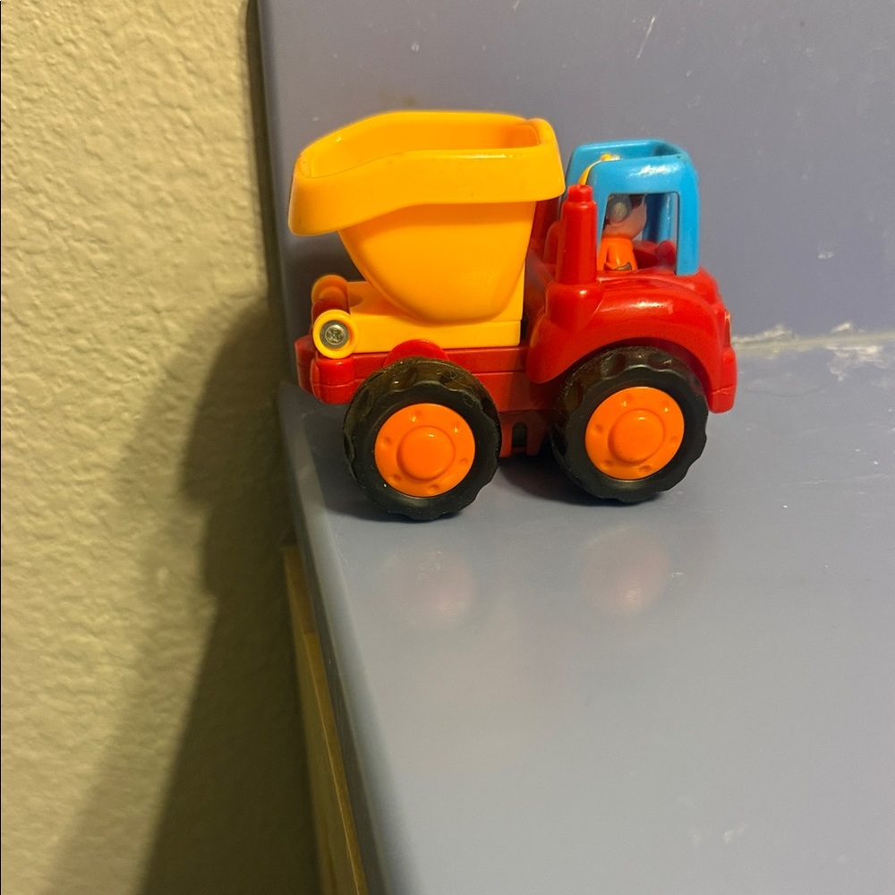 Kids Yellow & Red Dump Truck Toy - Durable Play Truck